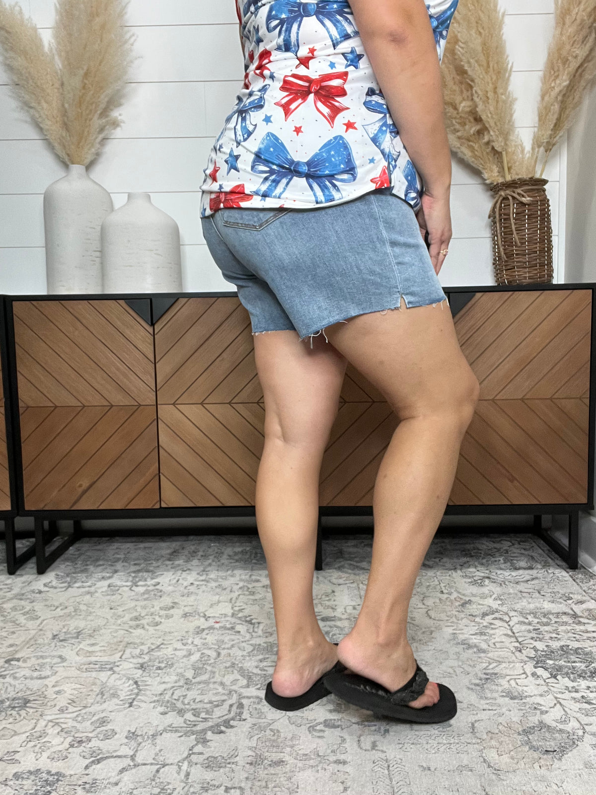 Judy Blue "That's a Wrap" Cutoff Shorts