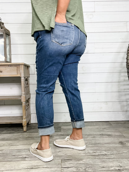 Judy Blue "Welcome to the Party" Boyfriend Jeans