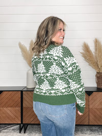 Dear Scarlett "Trim The Tree" Holiday Sweater