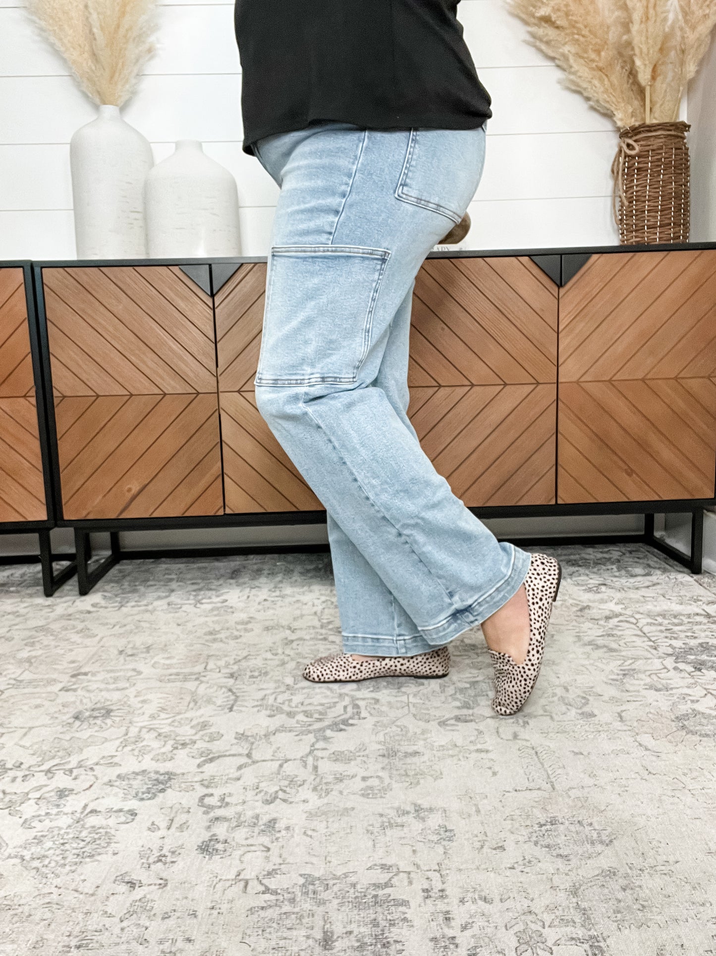 Judy Blue "Slight of Hand" Cargo Wide Leg