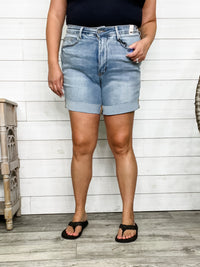 Judy Blue "Stone Cold" Cooling Tummy Control Shorts