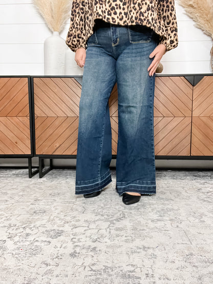 Judy Blue Palazzo Release Hem