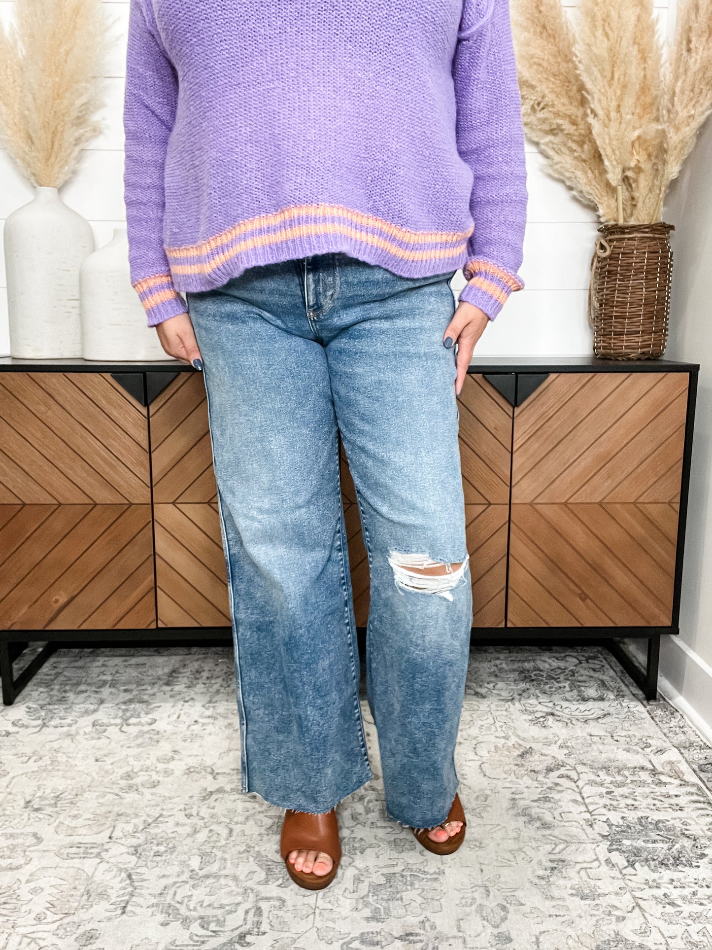 Judy Blue "Futurama" Vintage Wash Wide Leg