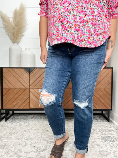 Judy Blue "Say Goodbye" Slim Fit Jeans