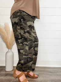 Camo Wide Leg Denim