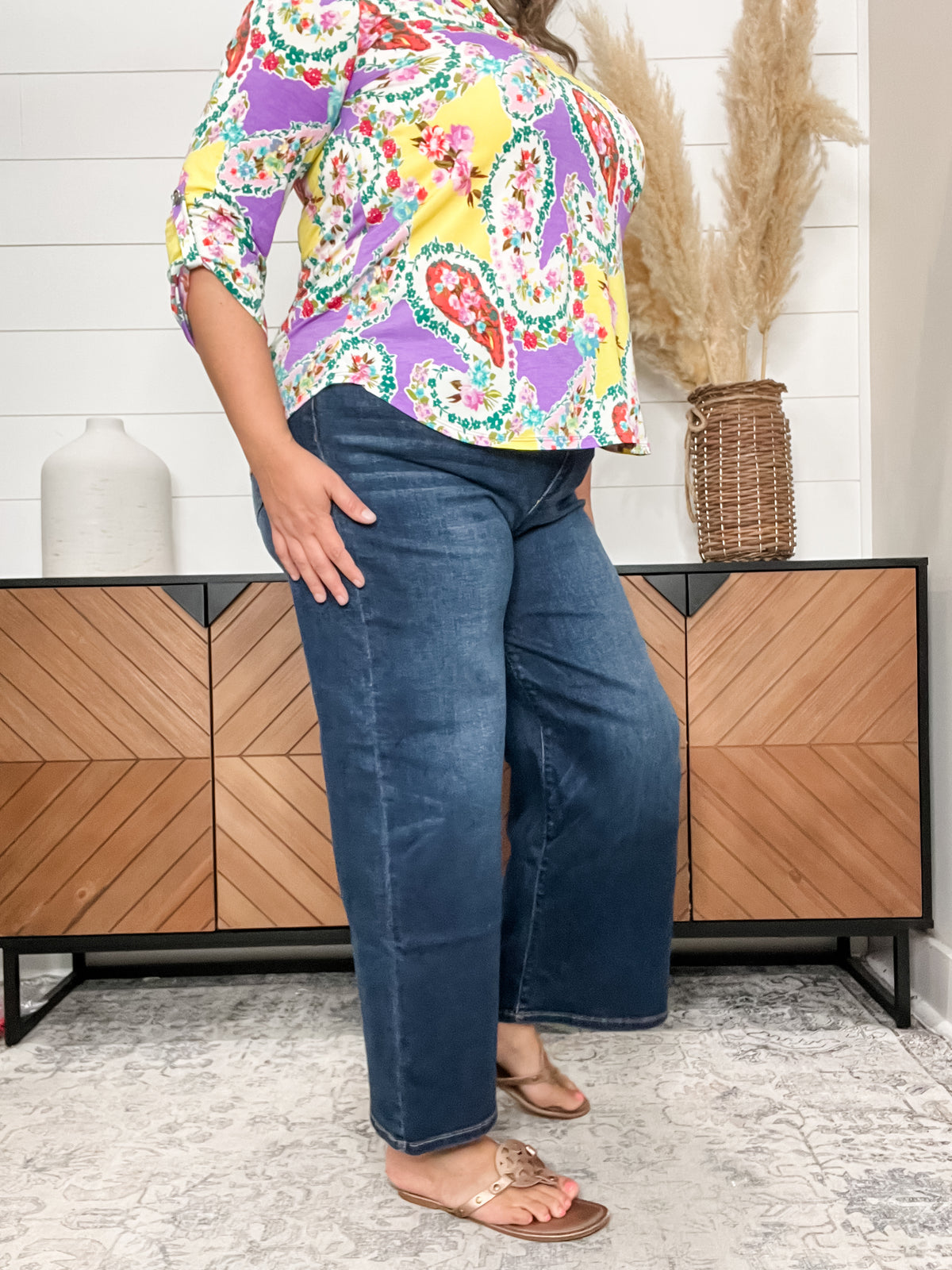 Judy Blue "Betty" Ankle Wide Leg