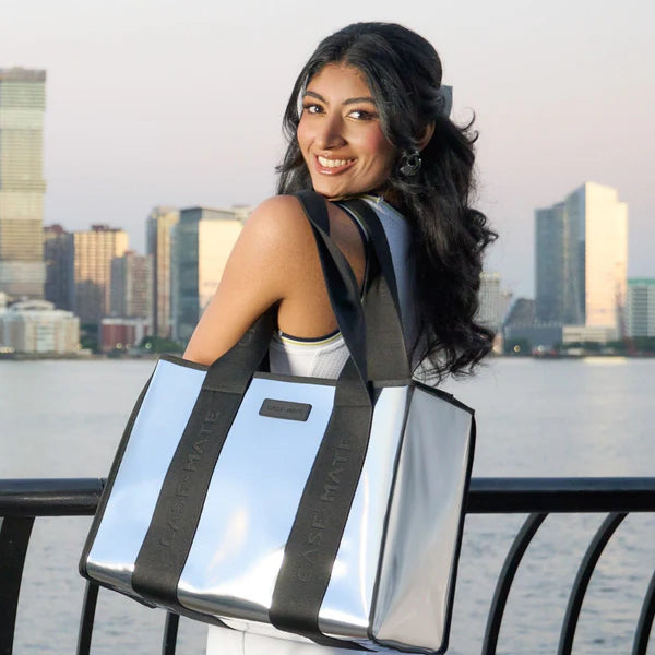 Case-Mate *LV Live* Jelly Tote w/ Phone Pouch - Silver Chrome