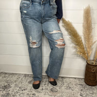 Judy Blue "Vanished" Rigid Straight Leg Jeans