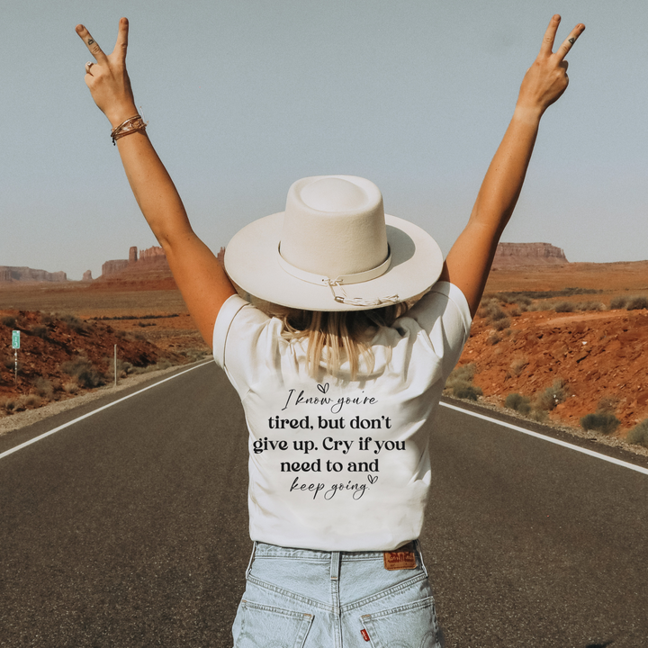 Keep going message