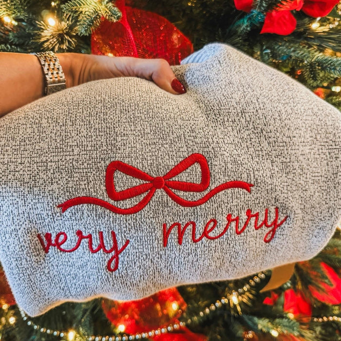 JOCOink Very merry Nantucket knit (detail view) | Lola Monroe Boutique