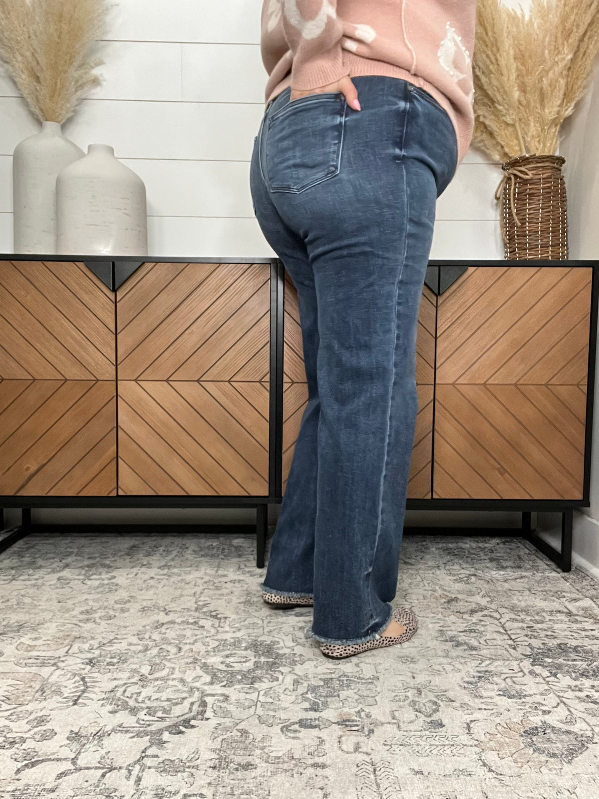 Judy Blue "Monkey Business" Wide Leg Jeans