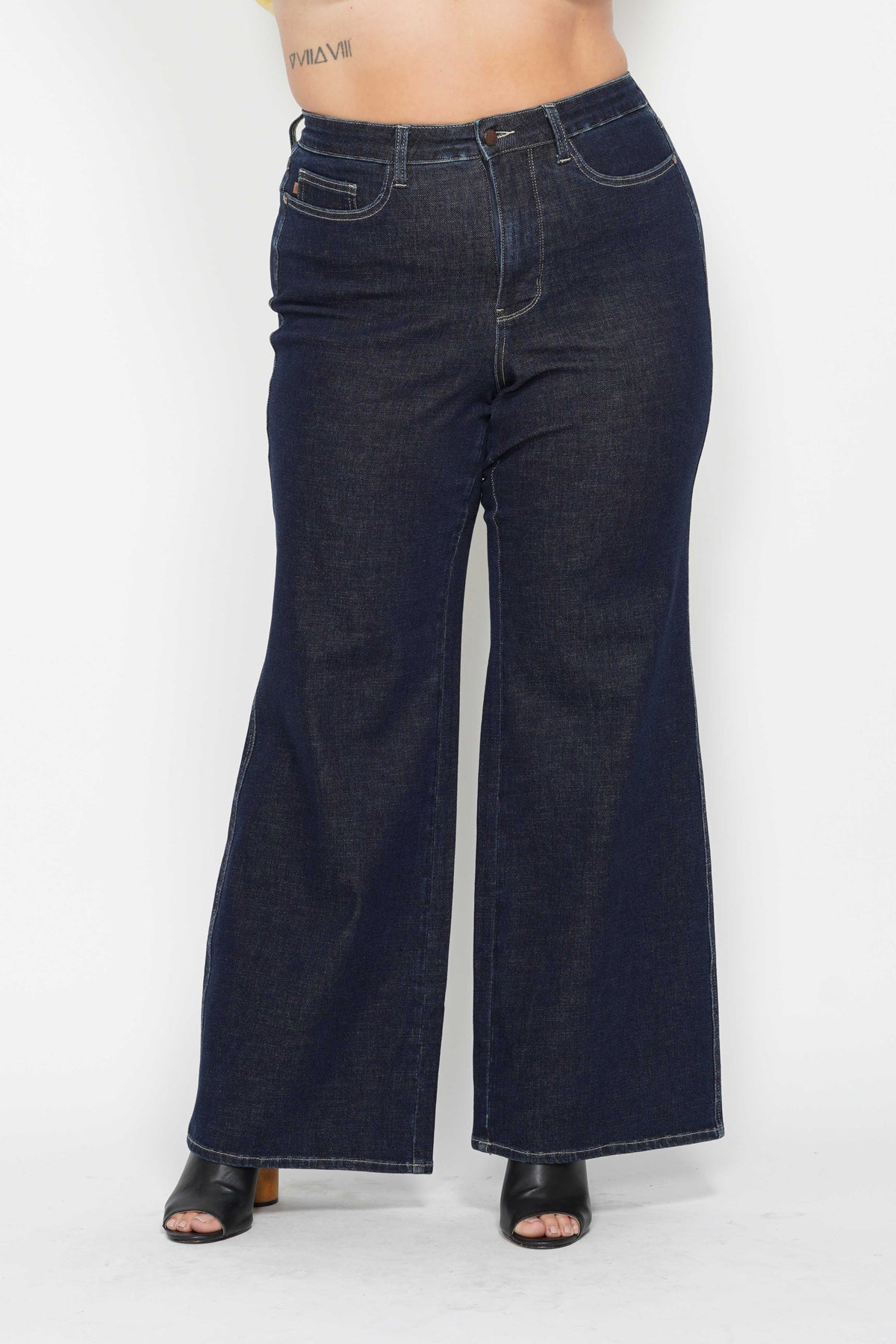 Judy Blue “Take Me To Work” Retro Wide Leg Jeans
