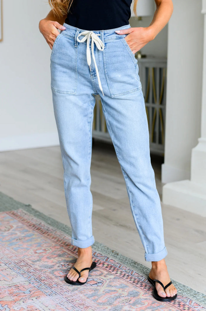 Judy Blue "She's Vintage" Denim Joggers