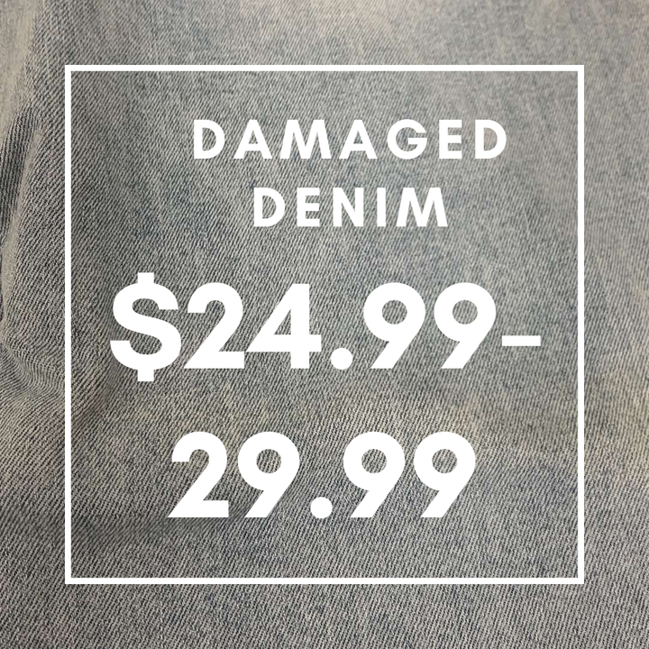 Damaged Denim  *FINAL SALE*