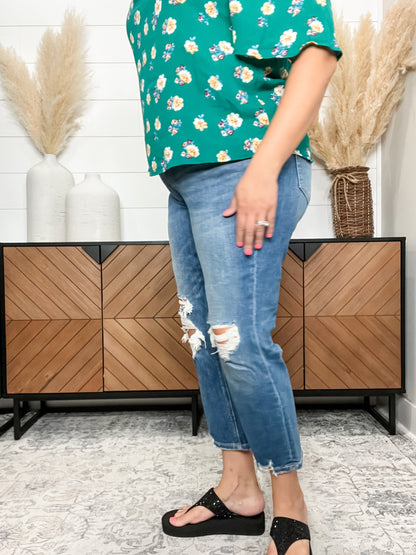 "Privileged" By Lovervet Vintage Boyfriend Crop