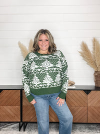 Dear Scarlett "Trim The Tree" Holiday Sweater