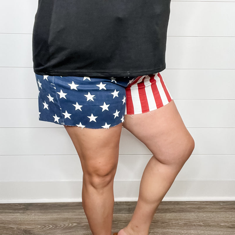 Judy Blue "Flag Shorts"