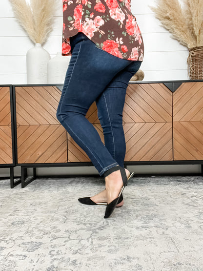 Judy Blue "Giving Me Life" Dark Skinny Jeans