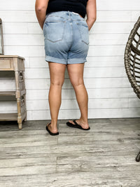 Judy Blue "Stone Cold" Cooling Tummy Control Shorts