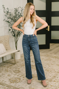 Judy Blue "Tiffani" High Waist Bootcut Jean with Welt Pockets