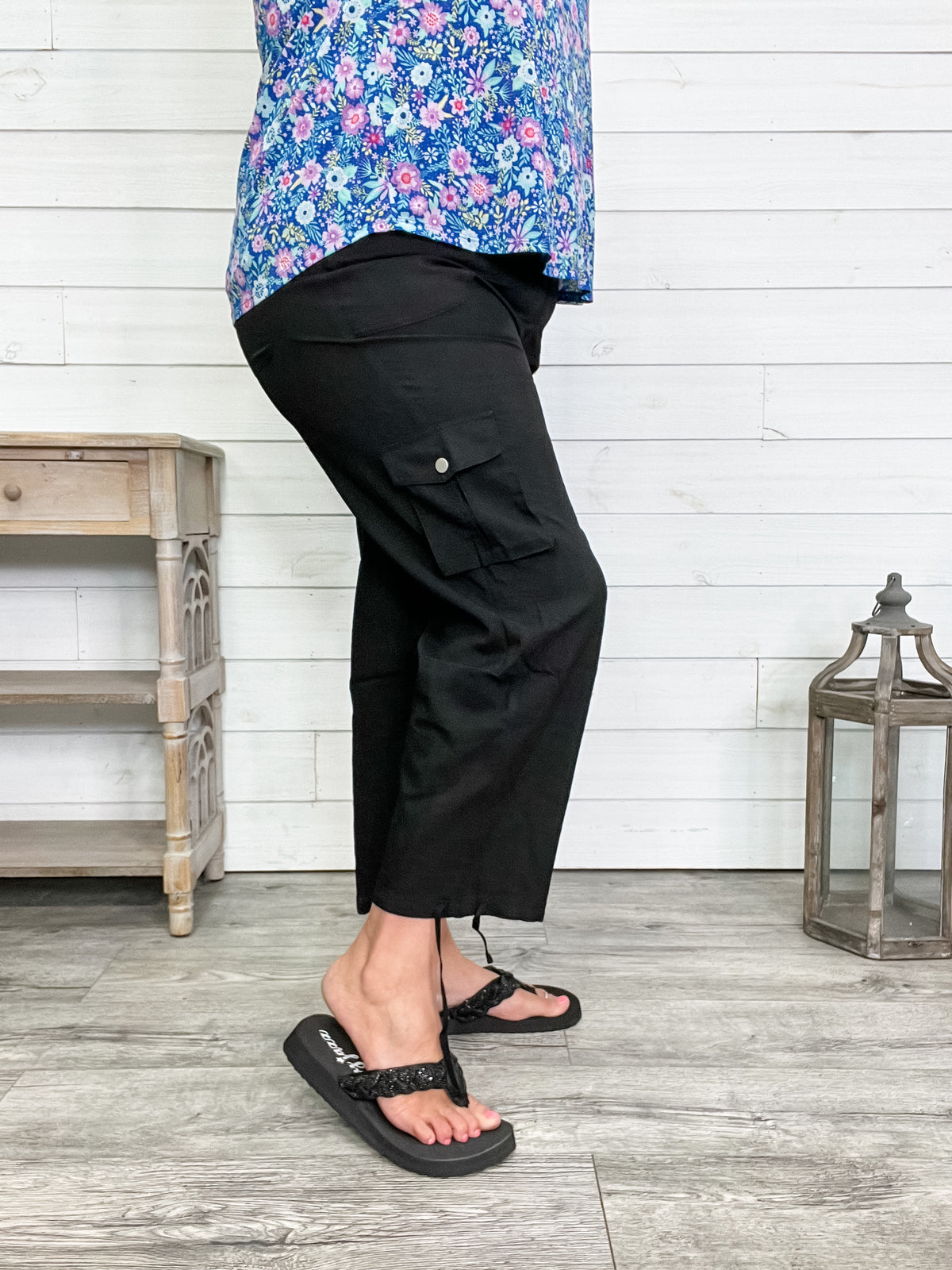"Race Ready" Cargo Pants (Black)