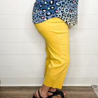 Judy Blue "You Are My Sunshine" Wide Leg Crops