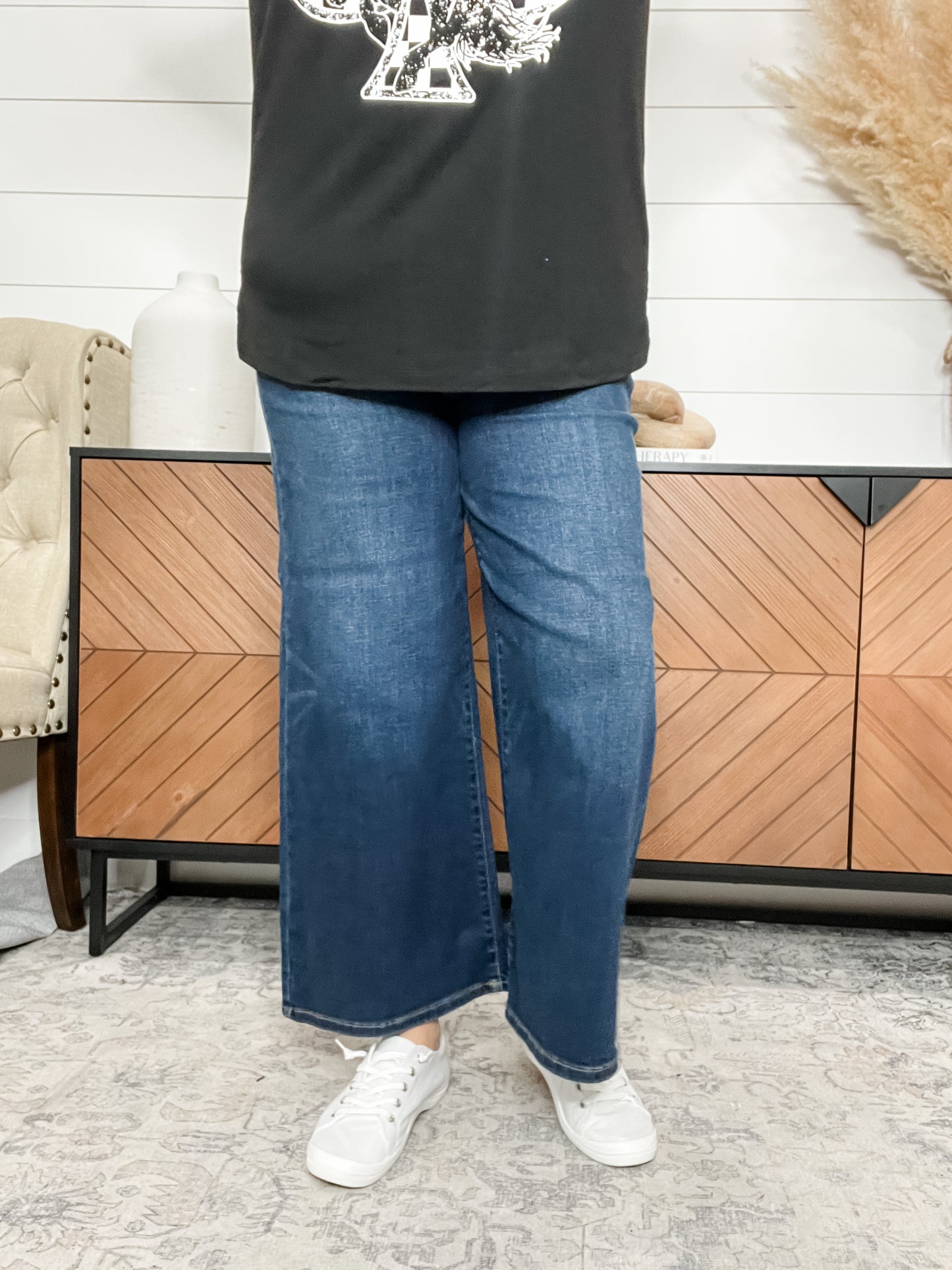 Judy Blue "Betty" Ankle Wide Leg