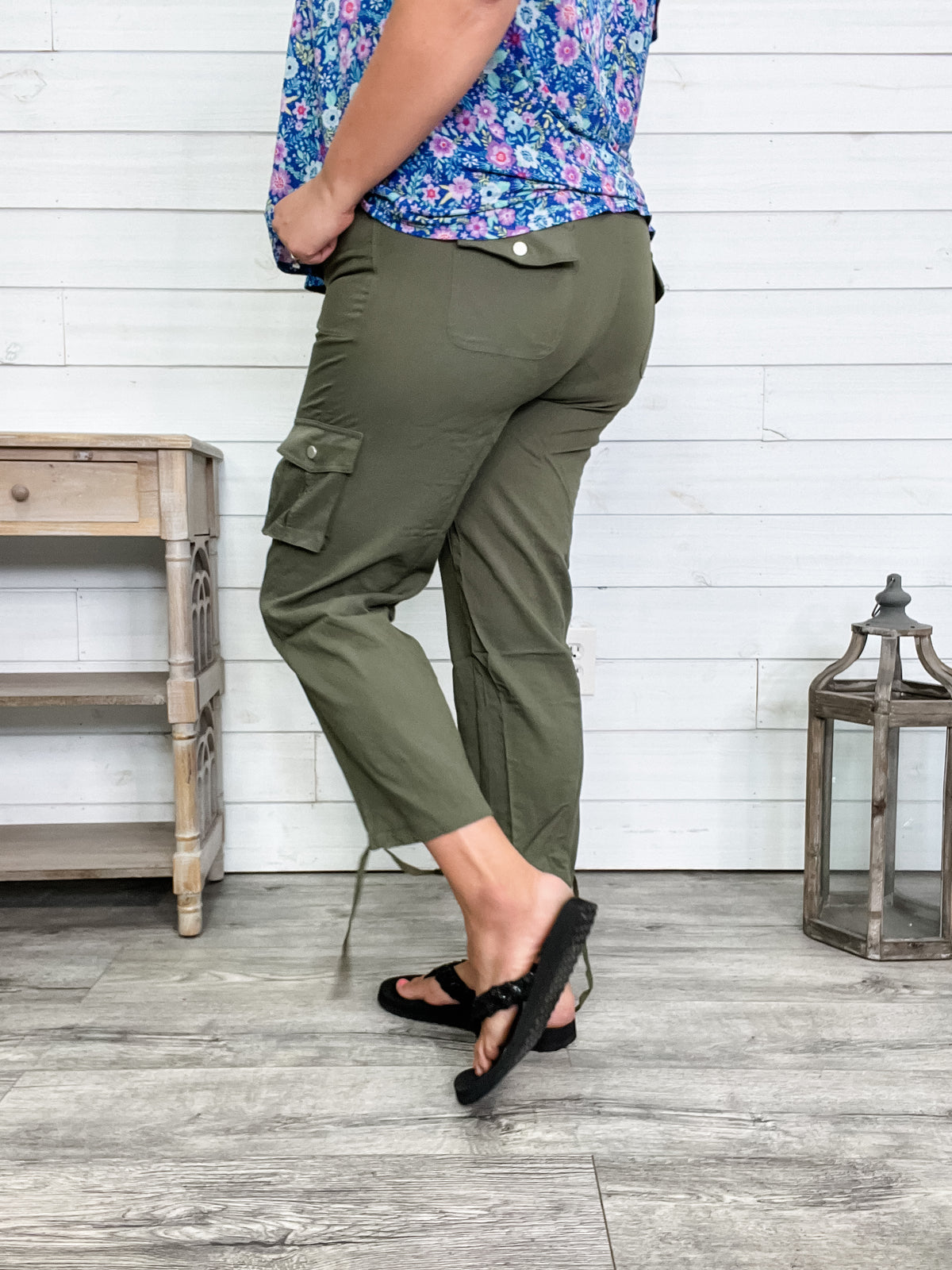 "Race Ready" Cargo Pants (Olive)