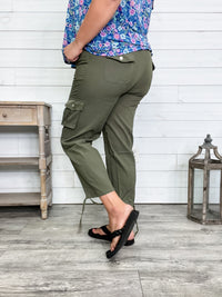 "Race Ready" Cargo Pants (Olive)