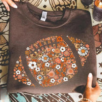 JOCOink Floral vintage football | Lola Monroe Boutique