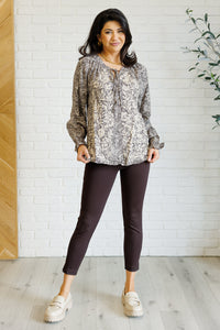 Andree By Unit "Touch Of Class" Ruffled Blouse