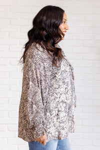 Andree By Unit "Touch Of Class" Ruffled Blouse