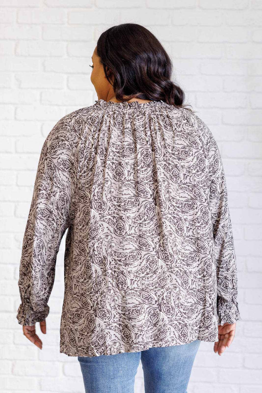 Andree By Unit "Touch Of Class" Ruffled Blouse