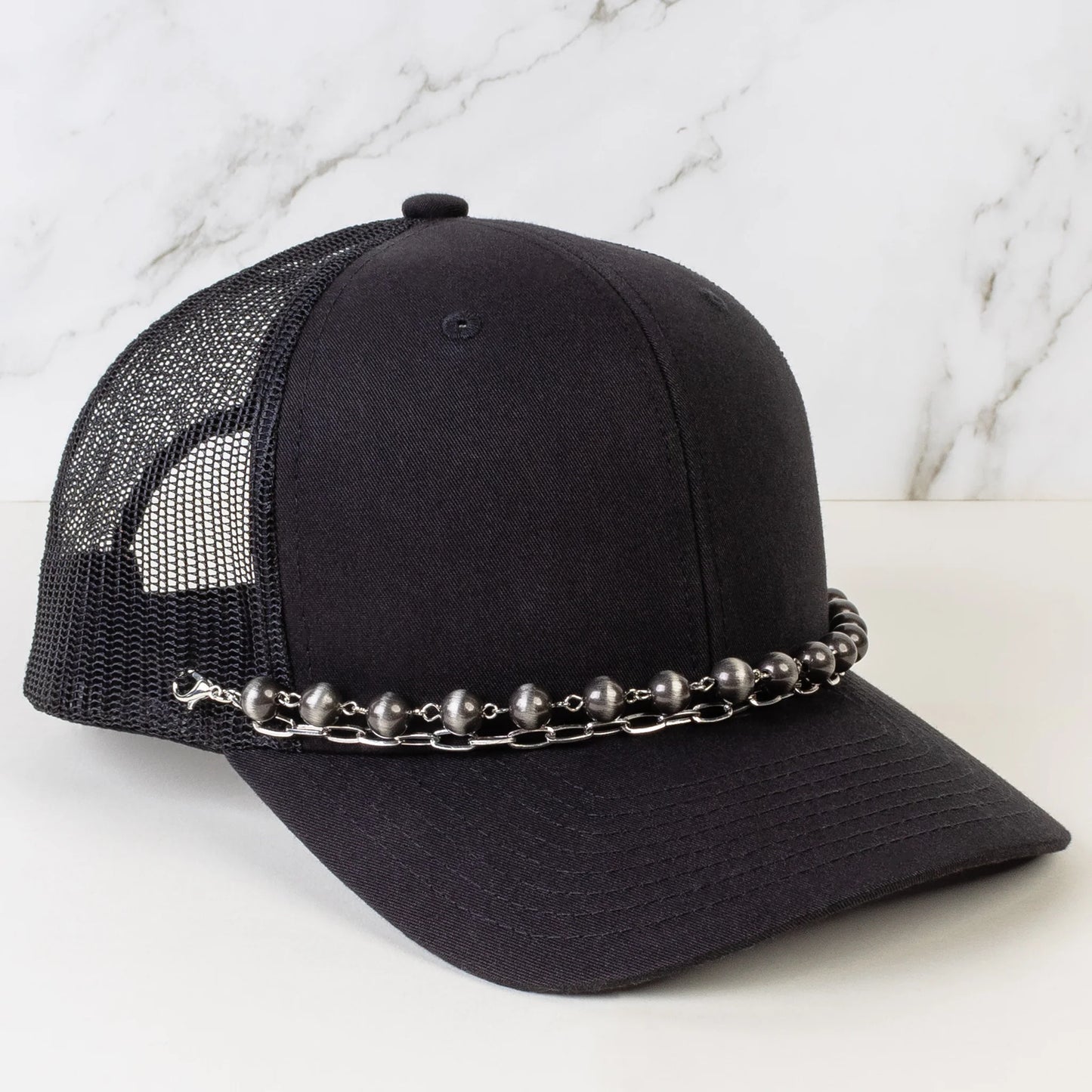 Double Beaded Trucker Hat Chain
