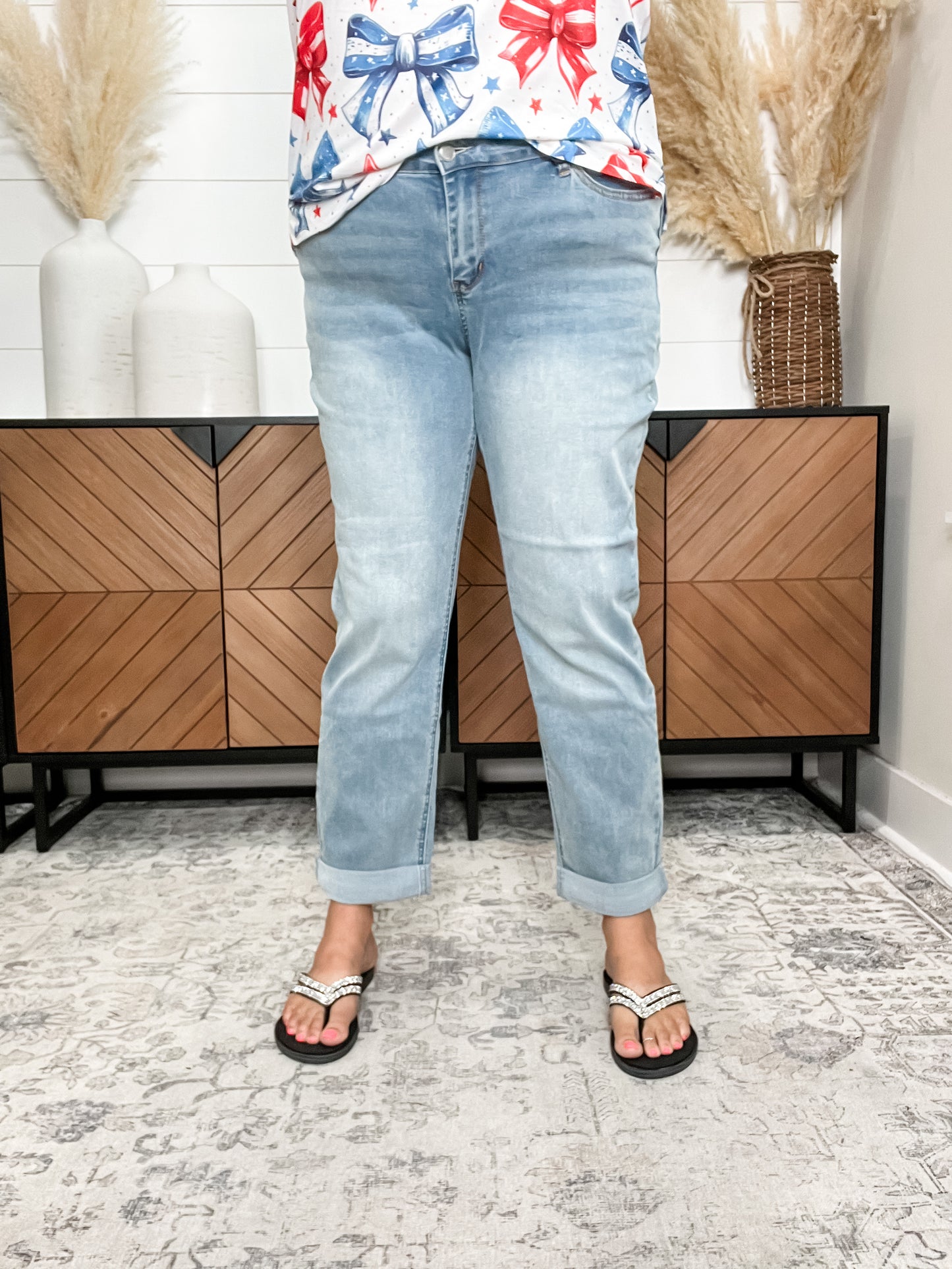 Judy Blue "Cold Summer" Cooling Denim Boyfriend Jeans