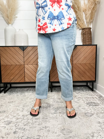 Judy Blue "Cold Summer" Cooling Denim Boyfriend Jeans