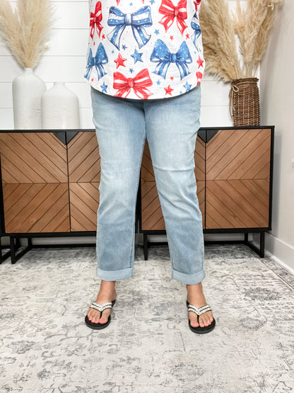 Judy Blue "Cold Summer" Cooling Denim Boyfriend Jeans