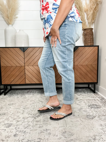 Judy Blue "Cold Summer" Cooling Denim Boyfriend Jeans