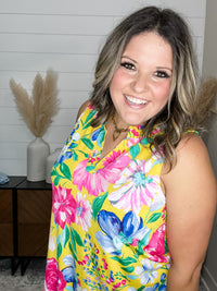 Dear Scarlett "Brewster" Sleeveless Split Neck
