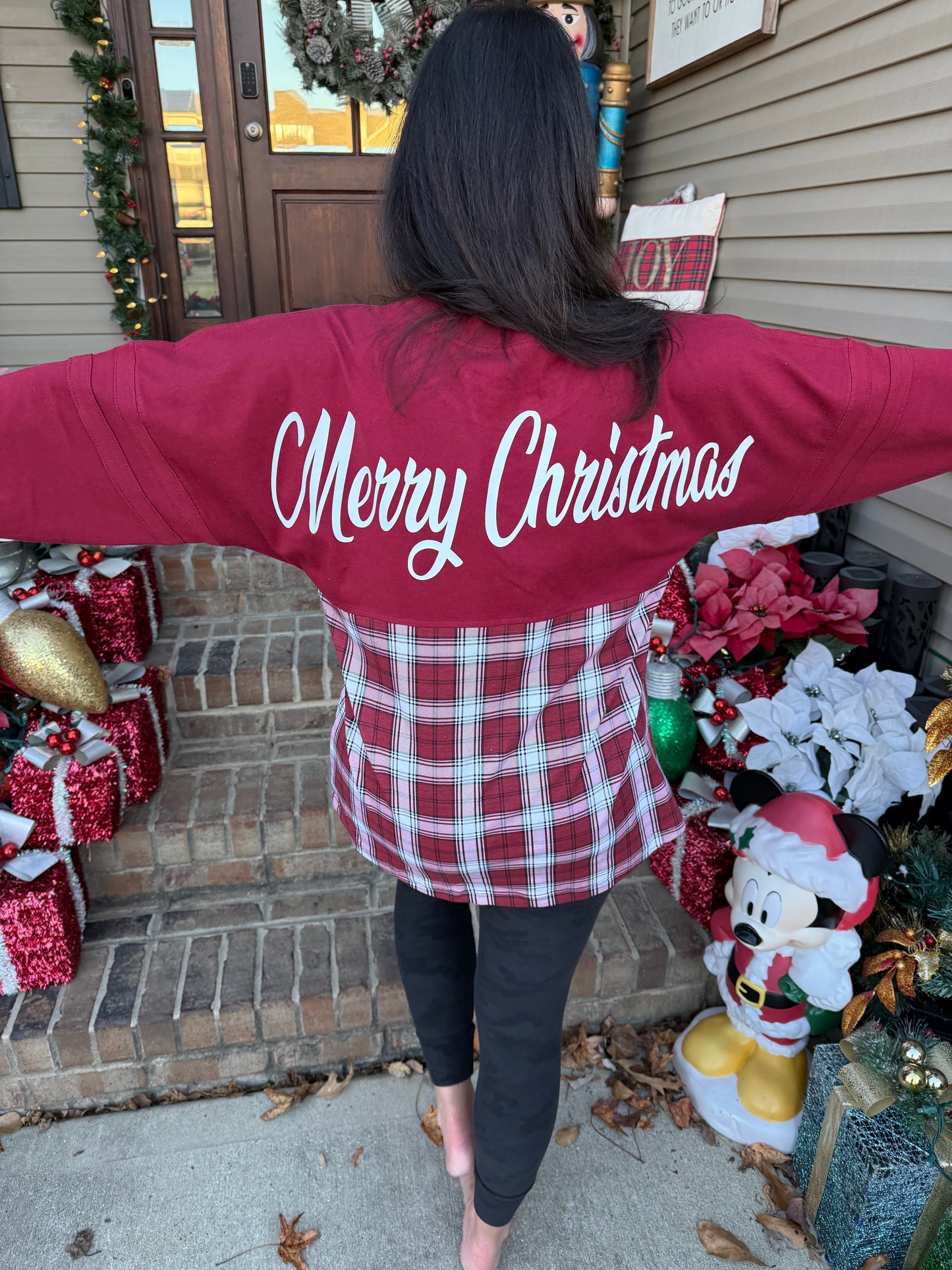 Plaid garnet spirit jersey