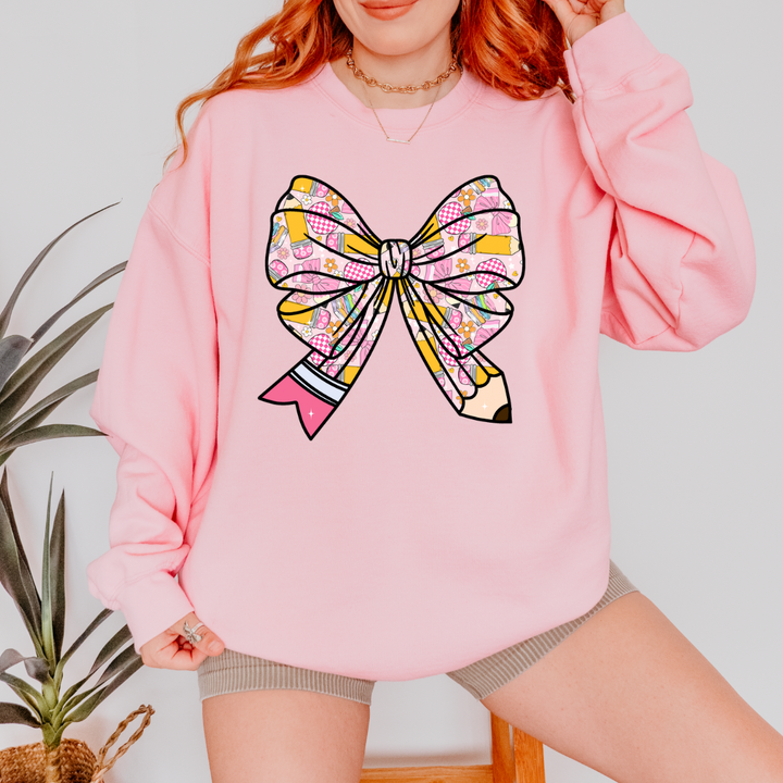 Floral teacher bow