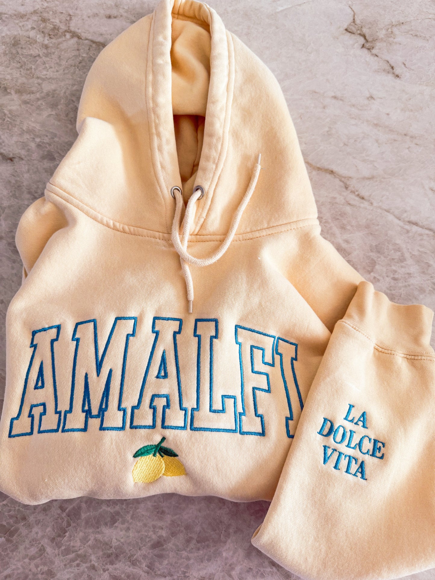 Emboidered Amalfi-the sweet life