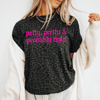 Petty pretty and probably right