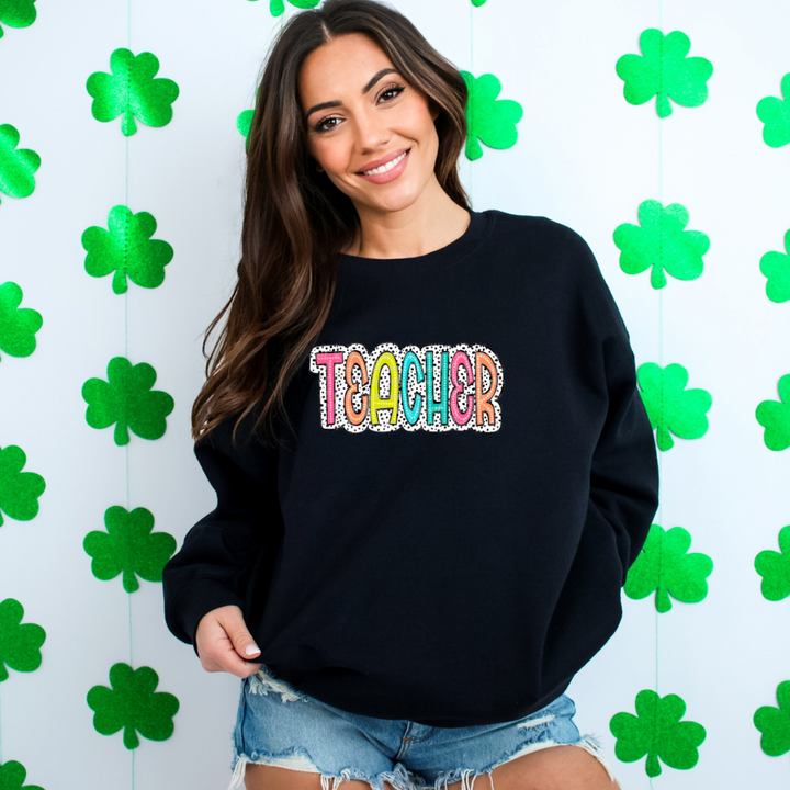 Polka dot teacher