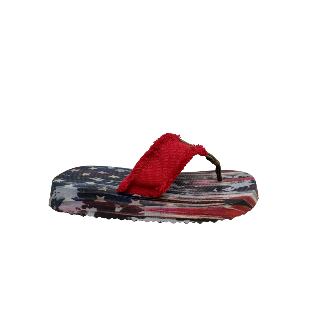 Gypsy Jazz Flip Flops (United Red)