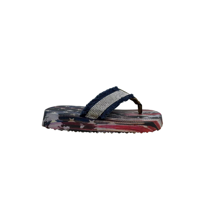 Gypsy Jazz Flip Flops (United Bling Navy)