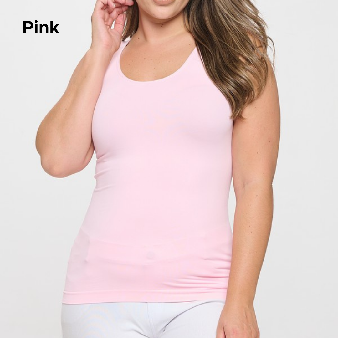 Smoothing Tank "The Stephanie" Reversible Neck (Multiple Colors )