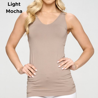 Smoothing Tank "The Stephanie" Reversible Neck (Multiple Colors )