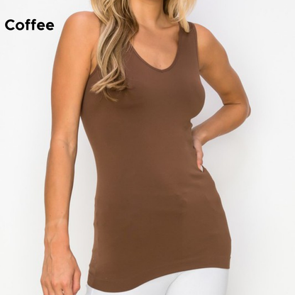 Smoothing Tank "The Stephanie" Reversible Neck (Multiple Colors )
