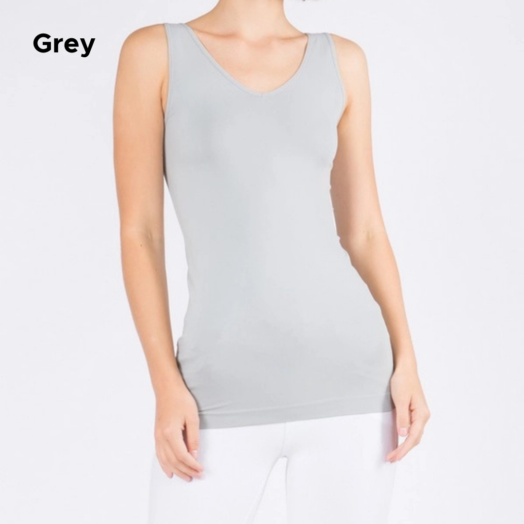 Smoothing Tank "The Stephanie" Reversible Neck (Multiple Colors )